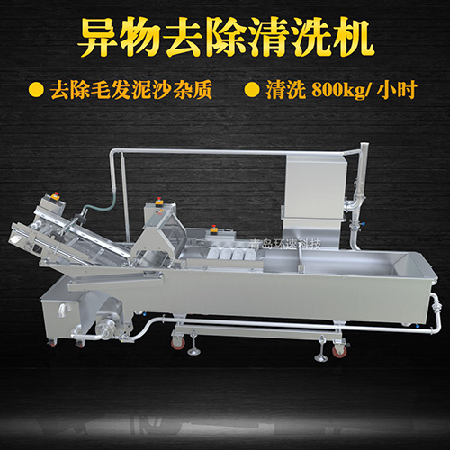 果蔬清洗機設備，氣泡清洗，清洗800kg小時